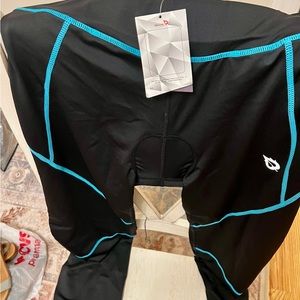 Baleaf Padded Cycling Compression Tights/Leggings.  XL 3/4 length